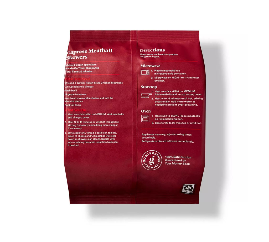 All Natural Italian-Style Chicken Meatballs - Imagem 3