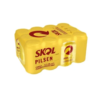 CERVEJA SKOL LATA 350ML 12UN FARDO